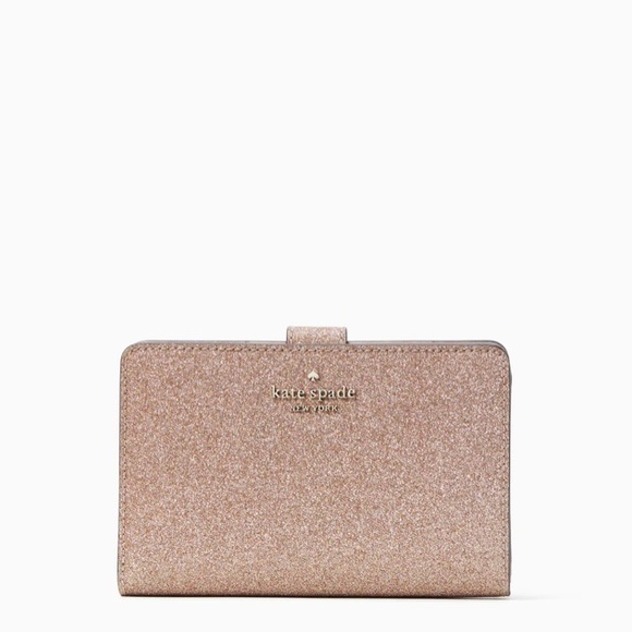 kate spade Bags Kate Spade Tinsel Glitter Fabric Medium Compact